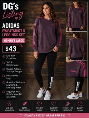 Adidas large outfit